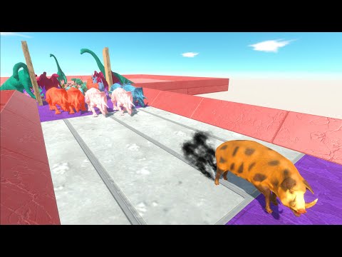 All Unit Chase the Gold PIG #6 - Animal Revolt Battle Simulator