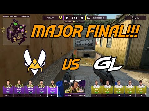 The last ever MAJOR CS:GO Grand Final-Vitality vs GamerLegion- BLAST PARIS MAJOR HIGHLITS CS:GO 2023