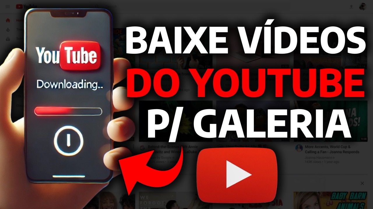 Como Baixar Vídeos do YouTube para SALVAR na Galeria do CELULAR em 2025 [ÚNICO MÉTODO]