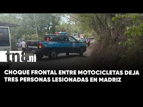 Accidente de tránsito deja tres lesionados y daños materiales en Somoto Madriz