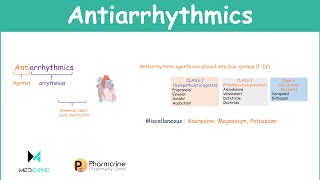 Antiarrhythmic Agents Pharmacology, Classifications, Examples and Notes