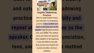 Practice English Shadowing | Speak English More Naturally