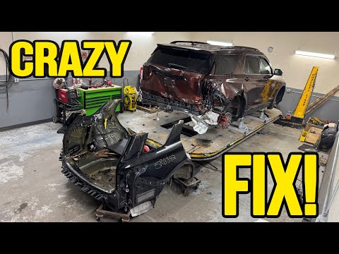 Ford Explorer ST Crash Repair | Insane Collision Damage Rebuild