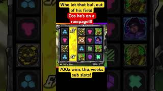 BIG WIN on slayers inc for the bulldozer in subscribers slots