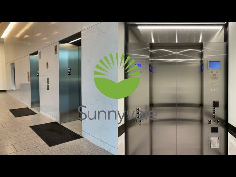 BRAND NEW OTIS Gen3 Traction Elevators - Sunnyvale City Hall in Sunnyvale, CA.
