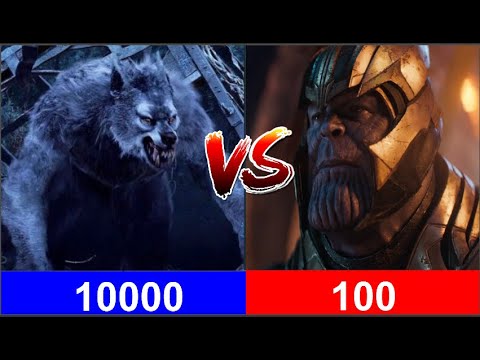 thanos Vs Werewolf (1 vs 1) - Ultimate Epic Battle Simulator