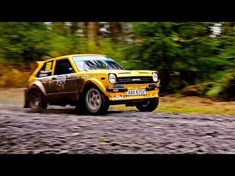 Toyota Starlet Rally Car max attack Cambrian Rally 2025 #automobile #toyota #wrc #action #rally