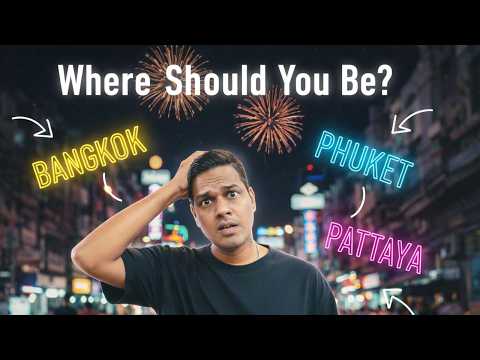 Where to Celebrate New Year in Thailand 🇹🇭 | Bangkok vs Phuket vs Pattaya