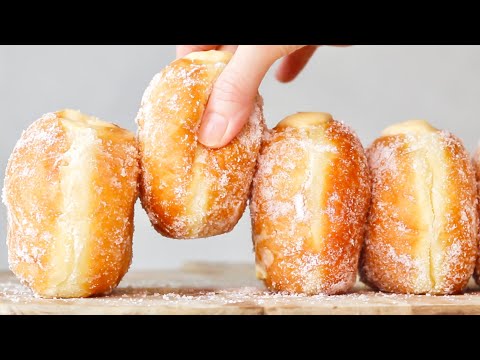 Bomboloni - Traditional Italian Donuts | Bombolone aka Cream Filled Doughnut