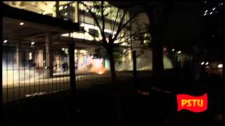 Ato em SP é duramente reprimido