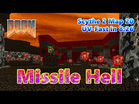 [Doom2] Scythe 2 Map 20 "The Gate" UV-Fast Speedrun in 8:26