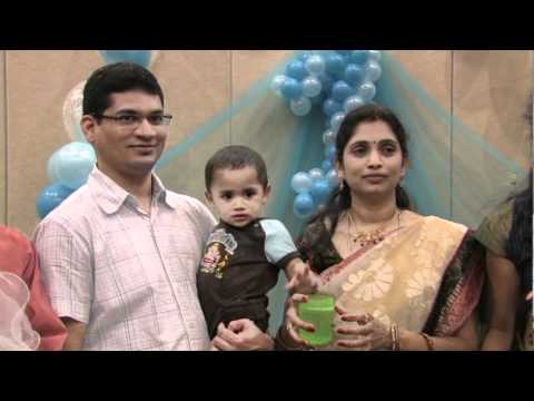 Rushil's 1st Birthday Party with Razzle Dazzle the clown 3/3