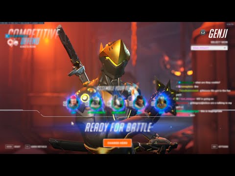 NECROS INSANE GENJI - OVERWATCH 2 SEASON 10 TOP 500
