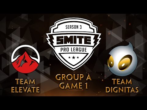 SMITE Pro League Fall Split Group A - Team eLevate vs. Team Dignitas (Game 1)