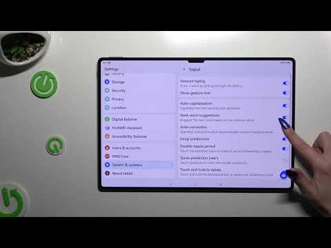 Huawei MatePad Pro 13 2 - How To Turn On / Off Auto Correction? Manage Keyboard Words Suggestions!