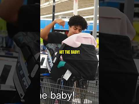 Punching a Fake Baby💀 via:@AshAlkk #pranks #shorts #ashalk