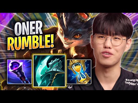 ONER CRAZY GAME WITH RUMBLE! - T1 Oner Plays Rumble JUNGLE vs Xin Zhao! | Bootcamp 2023