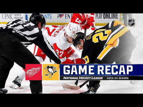 Red Wings @ Penguins 4/11 | NHL Highlights 2024
