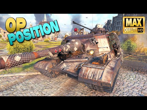 Obj. 268: Casual player on Ruinbergs OP position - World of Tanks