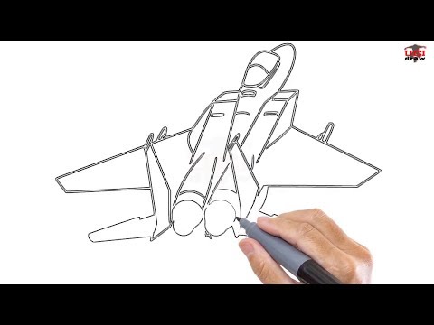 How to Draw a Jet Easy Step By Step Drawing Tutorials for ...