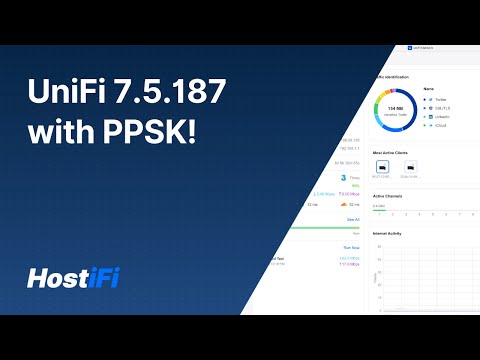 UniFi 7.5.187 with PPSK and WiFi only dashboard!