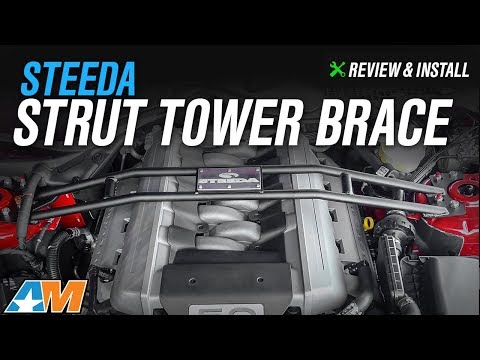 2015-2017 Mustang (GT, EcoBoost) Steeda Strut Tower Brace Review & Install