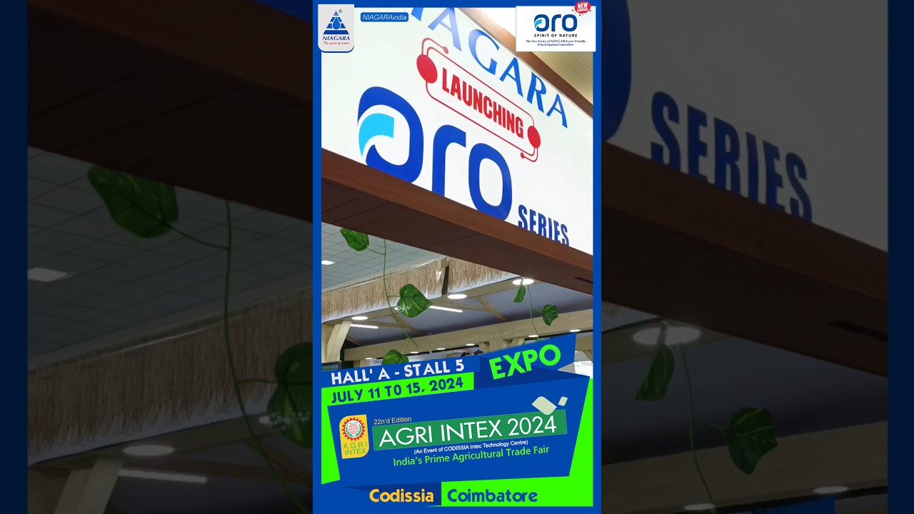 Live demonstration @Niagara | Hall A - Stall No:5 #agriintex2024