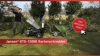 Jansen GTS-1500E drvič - štiepkovač konárov