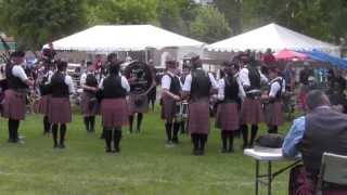 preview picture of video 'White Heather Pipes & Drums - Maxville Aug 3 2013 5th place'