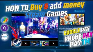 How to add money in steam with google pay  || Add money in steam wallet😍 II How To Buy Steam Games