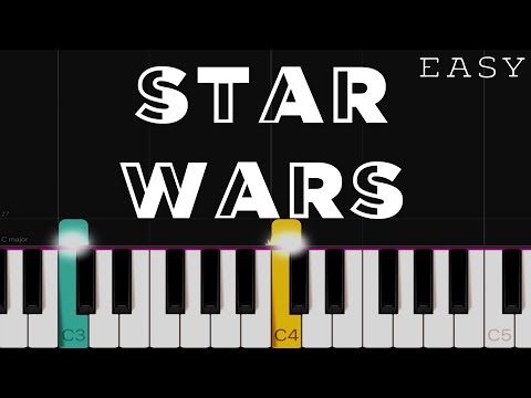 Star Wars - Main Theme | EASY PIano Tutorial