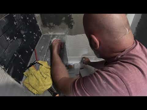 VLOG 34, NARROWBOAT FIT OUT -  Tiling the shower