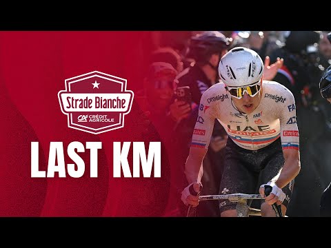 Strade Bianche 2024 | Last KM: Pogacar wins!
