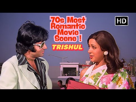 Amitabh Bachchan's most romantic scene with Hema Malini - Trishul (1978)