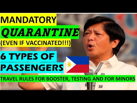 MANDATORY QUARANTINE FOR THESE 6 TYPES OF PASSENGERS | UPDATED RULES FOR BOOSTER, TESTING AND MINORS