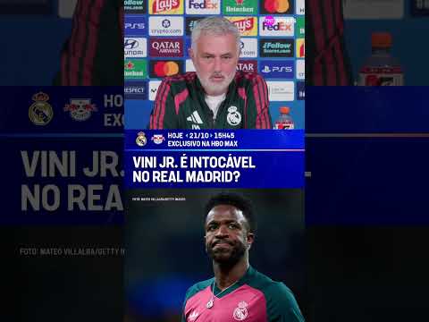 Mourinho não garante que Vini Jr. seja intocável no Real Madrid 😬 #shorts