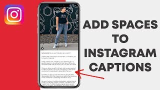 How to add spaces to Instagram Captions & Bio (EASY!)
