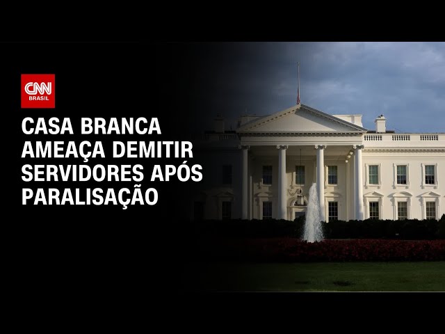Casa Branca ameaça demitir servidores após shutdown | CNN NOVO DIA