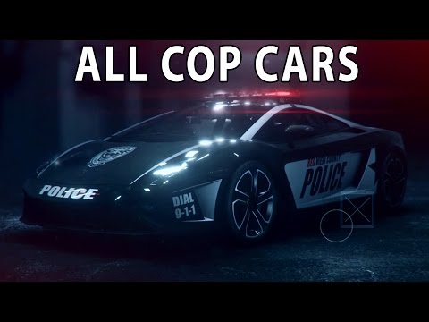 NFS RIVALS - All Cop Car Animations (21:9)