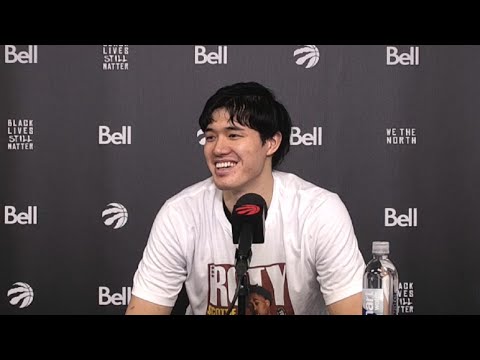 Raptors Post Game: Yuta Watanabe - April 8, 2022