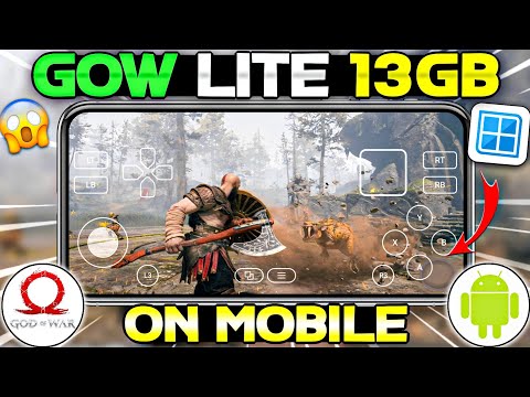 🔥 God Of War 2018 Lite Version Only 13GB On Android - Winlator Easy Setup!