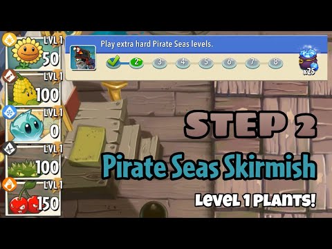 Plants vs Zombies 2 | Epic Quest: Pirate Seas Skirmish - Step 2