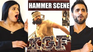 HAMMER SCENE REACTION!  KGF  *KANNADA*  Yash  Srin