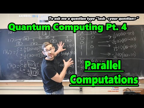 Quantum Computing; Parallel Computing & "Simultaneity"