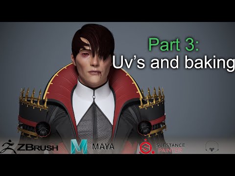 Part 1 Base Sculpt Hunter 3d Character modeling texturing and hair cards in zbrush maya