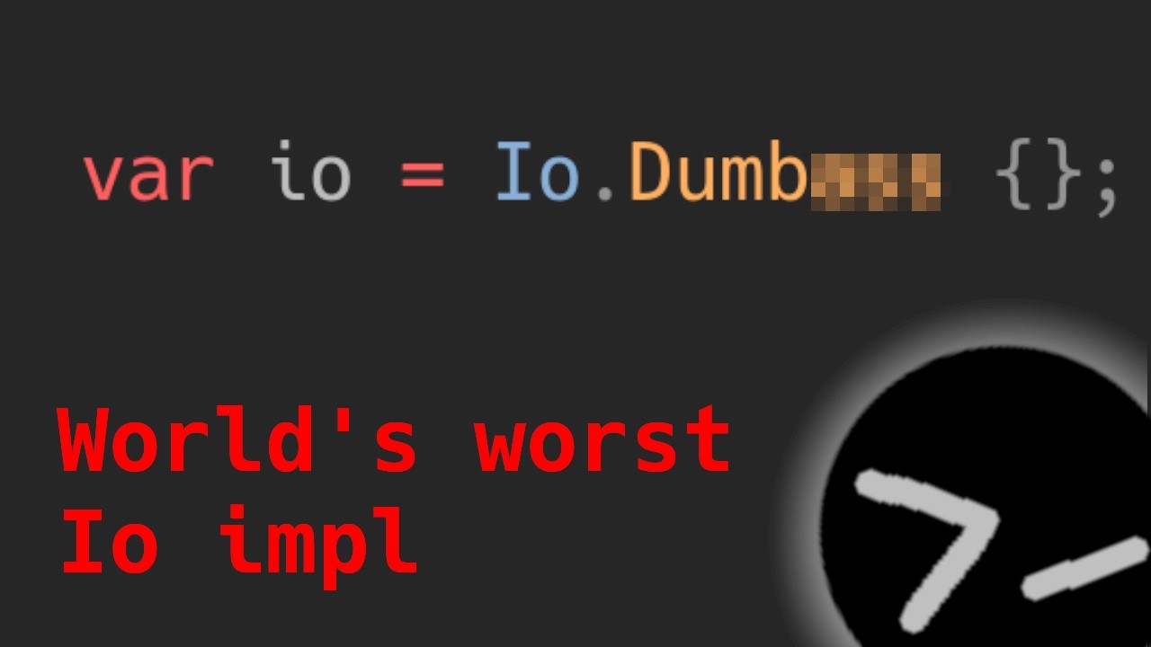 Writing the world's worst Io implementation for zig