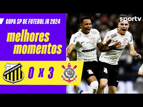 Gols e lances de Novorizontino x Corinthians
