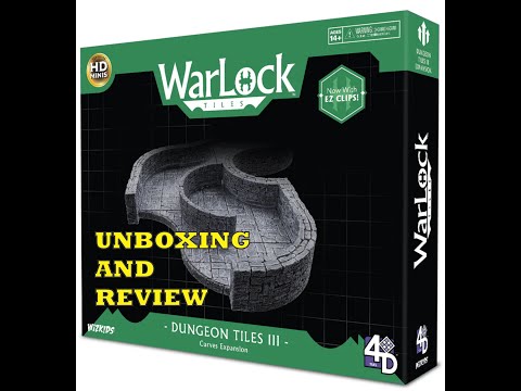 Warlock Tiles - Curves Expansion - Unboxing and Review