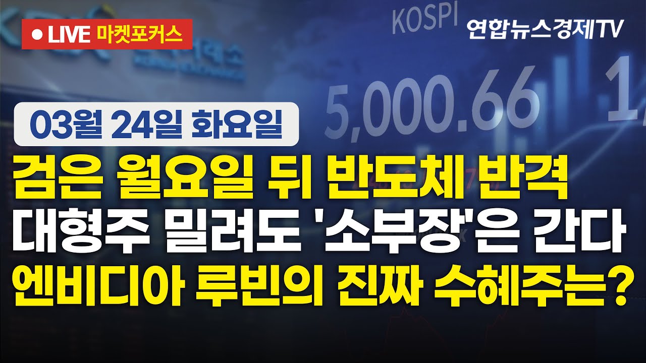 🔴[생방송] 검은 월요일 뒤 반도체 반격 | 대형주 밀려도 '소부장'은 간다 | 엔비디아 루빈의 진짜 수혜주?