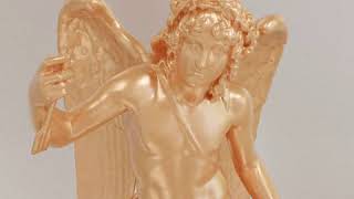 Cupid Triumphant by Thorvaldsen, rigging in Blender